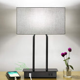 Lakumu bedside lamp with touch-control base for quick lighting