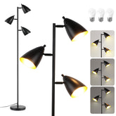 LALISU Tree Floor Lamp for living room with three adjustable heads for flexible lighting.