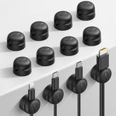 Lamicall rotatable cord organizer for a tidy desk and nightstand.