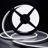 Lamomo LED Neon Rope Light strip glows evenly for ambient room lighting.