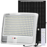 LAMPTEC solar flood light outdoor 242-LED brightness for wide area coverage.
