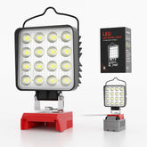 LANKA 96W LED work light front view highlighting bright portable illumination for job sites.