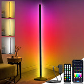 LanSuper Corner Floor Lamp shows 16 million RGB colors for customizable ambience