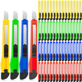 Lanties box cutter bulk pack in four colors ready for office or home tasks.