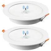 Lanyue motion sensor downlight on porch for hands-free, reliable night lighting.