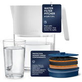 LARQ 1.9L pitcher with clear carafe for crisp daily hydration
