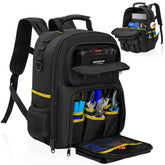 LASUK Tool Backpack with removable organizer keeps tools organized on the job
