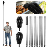 Lavdi gutter cleaner with a 10.5 ft extendable handle for ground-based access.