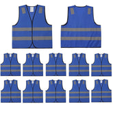 Lavori-AK Blue Safety Vest with 360° coverage for high visibility.