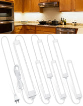 Lazukes six pack under cabinet lights main unit installed for a slim kitchen look
