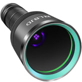 LBJD 365nm flashlight front view shows compact, easy-to-hold design for quick detection.