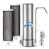 LCF alkaline countertop filter with silver ions enhances water purity for daily use