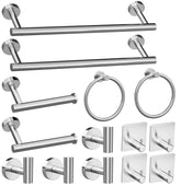 Lckppt bathroom hardware set on wall with brushed nickel finish for a cohesive look.