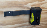 LDK Smart Solutions battery holder for Ryobi 40V wall mount keeps batteries accessible and organized.