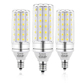 LDSZM E12 LED corn bulb closeup in 6000K cool daylight for energy efficiency.