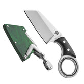 LEASUR small pocket knife with mechanical arm in action for precise opening.