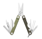 Leatherman Micra spring colorway front view, ideal for everyday carry