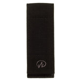 Leatherman MOLLE sheath front view with organized multitool storage.