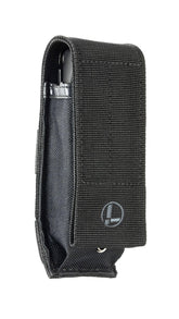 Leatherman MOLLE sheath with three elastic pockets keeps tools organized and ready.