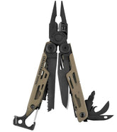 Leatherman Signal pliers ready for field repairs and adjustments.