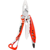 Leatherman Skeletool RX serrated knife in red for quick cuts