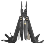 Leatherman Wave Alpha Obsidian MagnaCut blade showing edge retention
