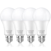 LEDERA 150W LED bulb pack in retail display highlights energy savings.