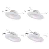 LEDVANCE Sylvania downlight with baffle trim showing glare reduction.