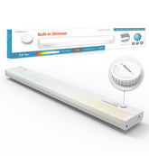 Leetdud 12in under-cabinet light provides compact, efficient counter illumination.
