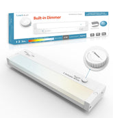 Leetdud 12in LED under-cabinet light with dimmable control for precise countertop tasks.