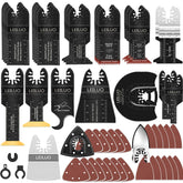 LEILUO multitool blade kit in storage bag for organized DIY projects