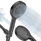LEIVI high-pressure showerhead with 70inch hose for extended reach and powerful rinses.