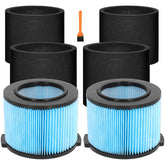 LEKVORN VF3500 filter compatible with WD30500 for fine dust capture and easy home cleanup.