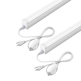 LELEJU 1ft under-cabinet LED light brightens kitchen tasks with daylight glow.