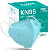 LEMENT KN95 50-pack packaging image showing bulk value and protection