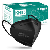 LEMENT KN95 mask 100-pack for adults and teens with reliable 5-layer filtration