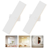 Lenarinter wireless vanity light shown on mirror with adjustable CCT for makeup.