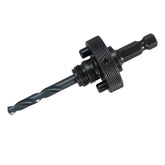 Lenox hole saw arbor with 3/8 in shank for smooth, fast metal and wood drilling.
