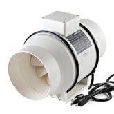 LEOKV 6Inch inline fan product shot highlighting compact, durable housing for easy setup.