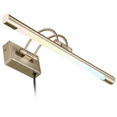 LEONLITE 3CCT dimmable picture light over artwork for mood-adjustable illumination.