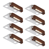 LEONLITE hardscape lights 8-pack viewed at angle for versatile outdoor lighting.
