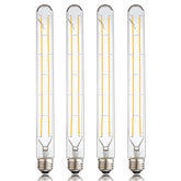 Leools LED tube bulb Edison style with 11.8-inch length for vintage fixtures, enhancing ambiance.