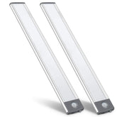 LEPOTEC LED motion light with USB recharge for versatile under-cabinet illumination.