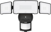 LEPOWER 3-head motion light front view for enhanced outdoor visibility
