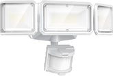 LEPOWER battery-powered LED flood light front view brightening outdoor spaces