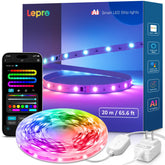 Lepro S1 lights create cozy bedroom ambience with vivid colors