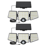 Lepro WL5000 three-heads outdoor light for wide driveways and entryways.