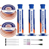 Lesnow solder wick braid 10ft used for efficient solder absorption and clean boards.