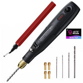 LET'S RESIN cordless drill powering portable resin jewelry projects