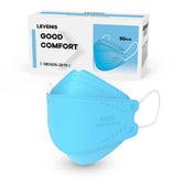 LEVENIS KN95 mask front view highlighting breathable, protective design for daily wear.